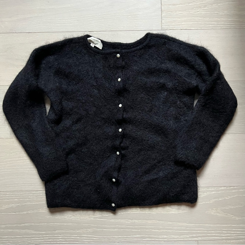 Sezane Gaspard Cardigan Sweater in Black